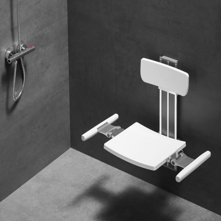 Adjustable Shower Chair with arms