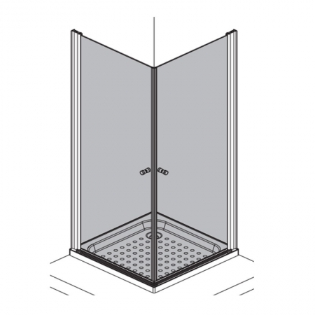 glass shower enclosure pivot hinge